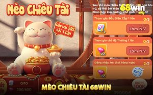  Mèo Chiêu Tài 68WIN - Biểu Tượng Mang Lộc Trong Nổ Hũ